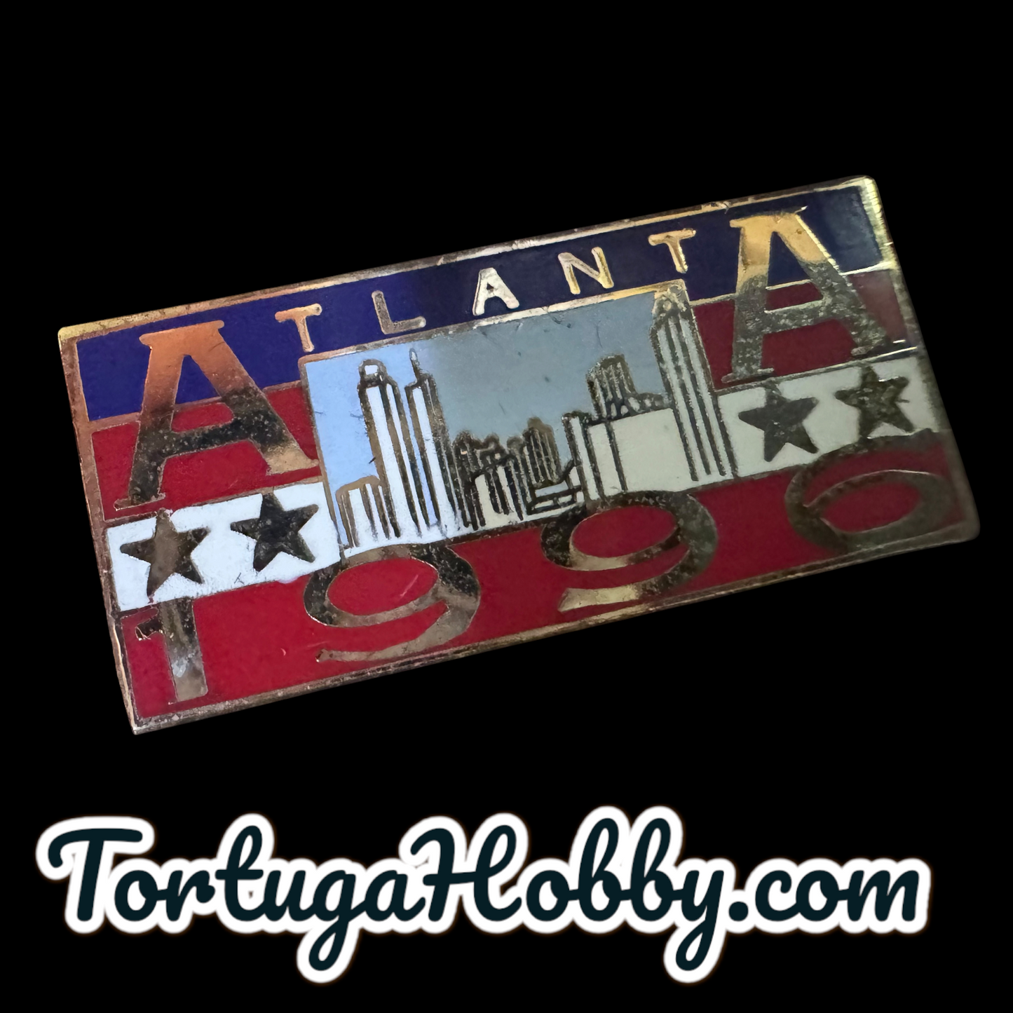 1996 Atlanta Centennial Official Olympic Pins - 3 Pins Included