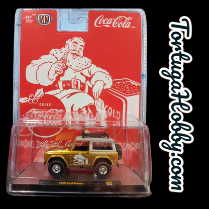 2025 M2 Machines Christmas Coca Cola 1966 Ford Bronco