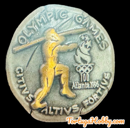 1996 OLYMPIC GAMES ANCIENT GREEK PIN SET - Almost 30 Years Old. Rare Find!