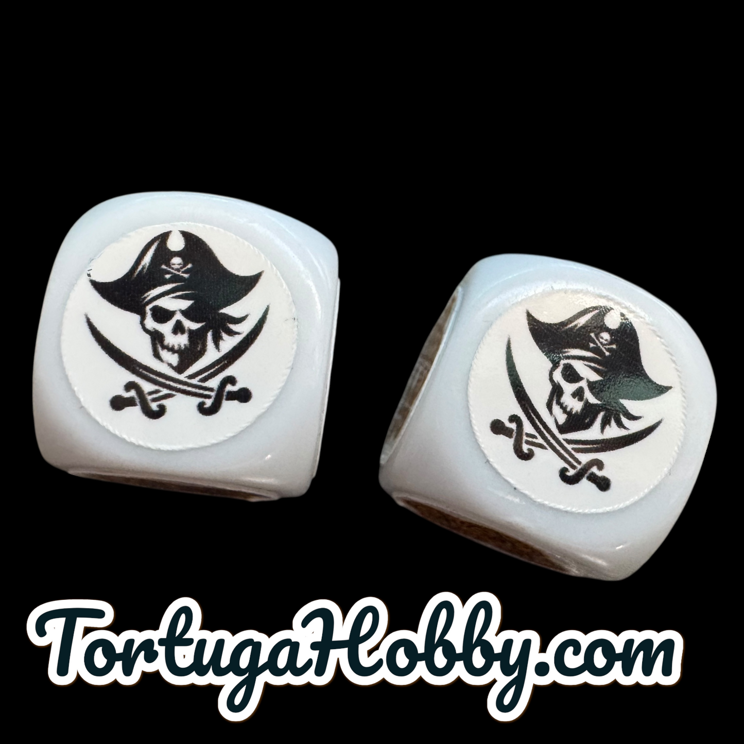 Wildlife D6 Set - Includes 2 D6 Dice In Glass Vial