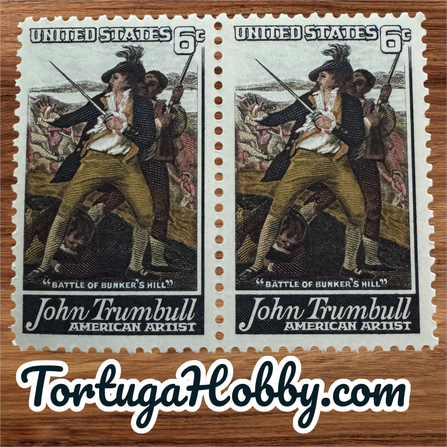 1968 - The Death Of General Warren - Scott #1361 -  6 Cent Stamp X4