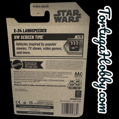 2025 - X-34 Landspeeder 31/250 Hot Wheels STAR WARS Screen Time 4/10 HYW84