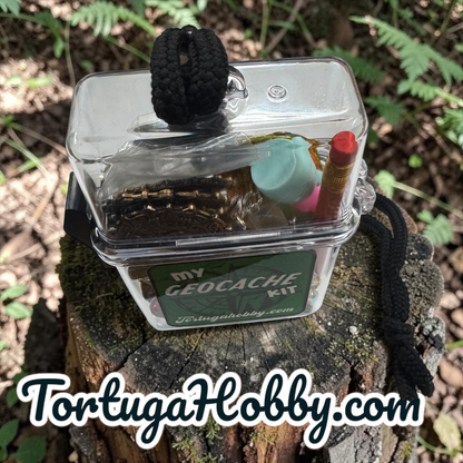 Geocache Treasure Hunting Kits w/ Carrying Case