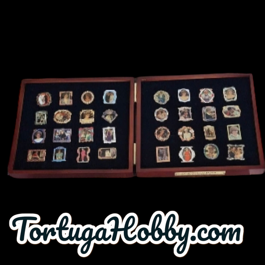 1980 - Beautiful Princess Diana 32 Pin Collection with Wooden Case