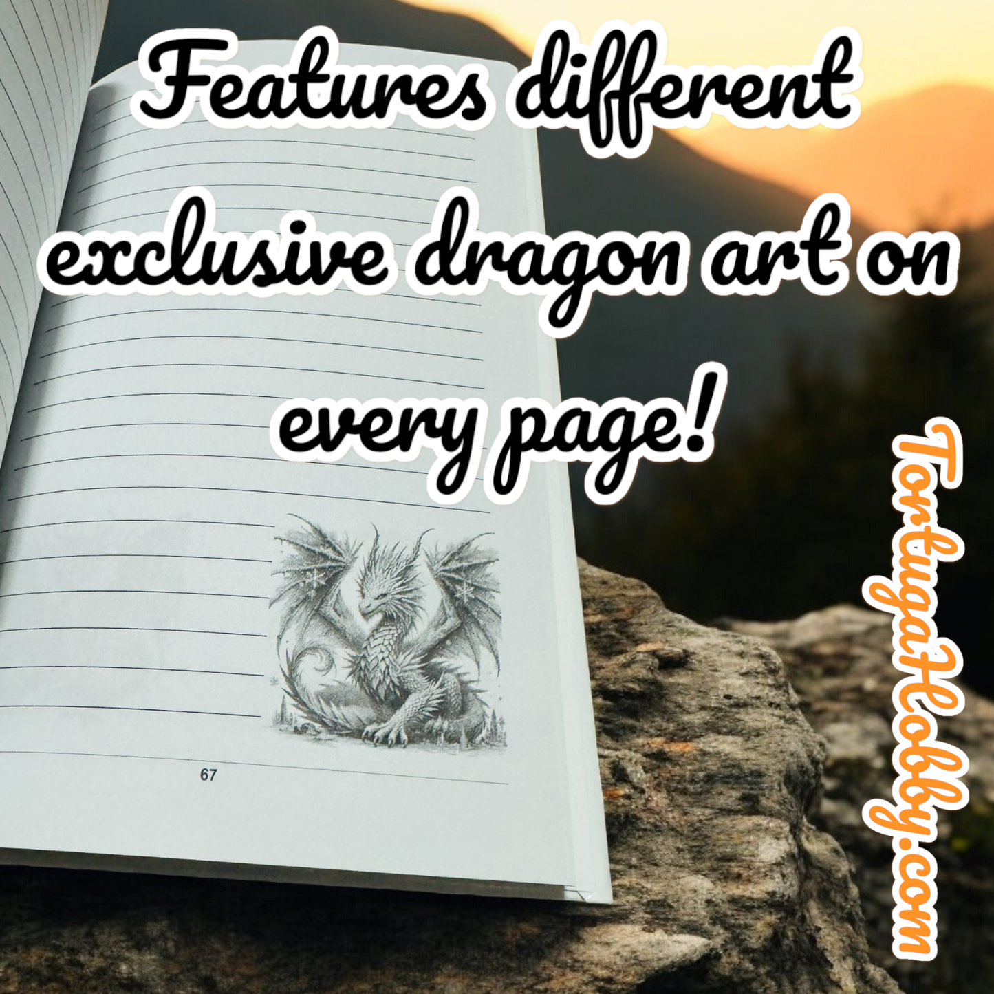 Journal of Dragons Featuring Exclusive Dragon Art on Every Page.