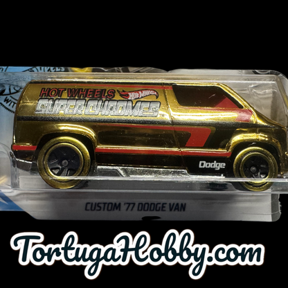 2017 - Hot Wheels - Mainline - Custom 1977 Dodge Van Chrome