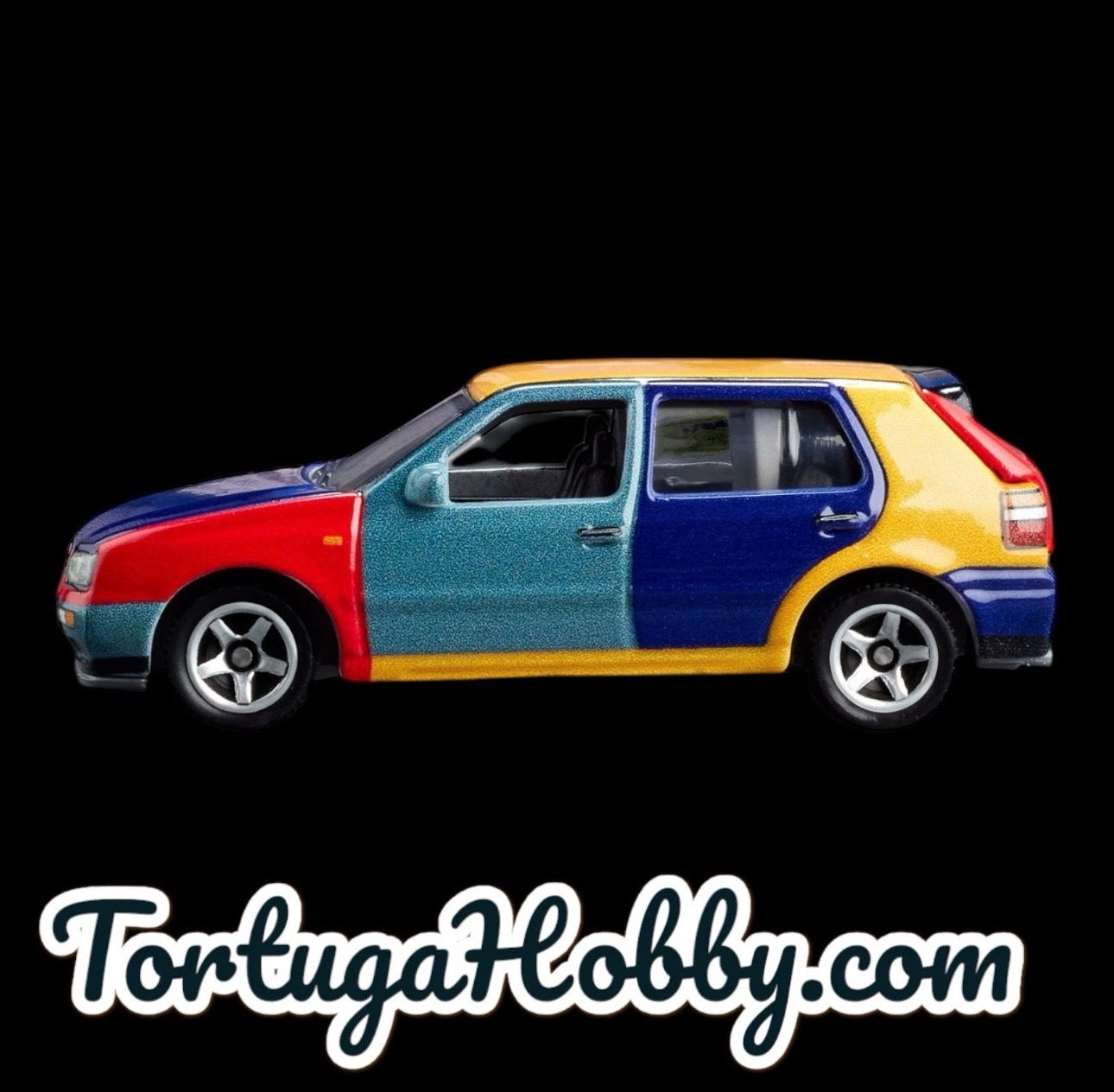 2023 - Matchbox Collectors - 1995 Volkswagen Gold MK3 Harlequin. First Edition