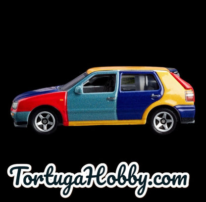 2023 - Matchbox Collectors - 1995 Volkswagen Gold MK3 Harlequin. First Edition
