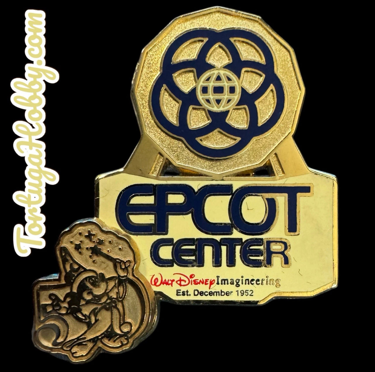Disney Pin - WDI - 50th Anniversary - Epcot Center (Gold) LE 2500