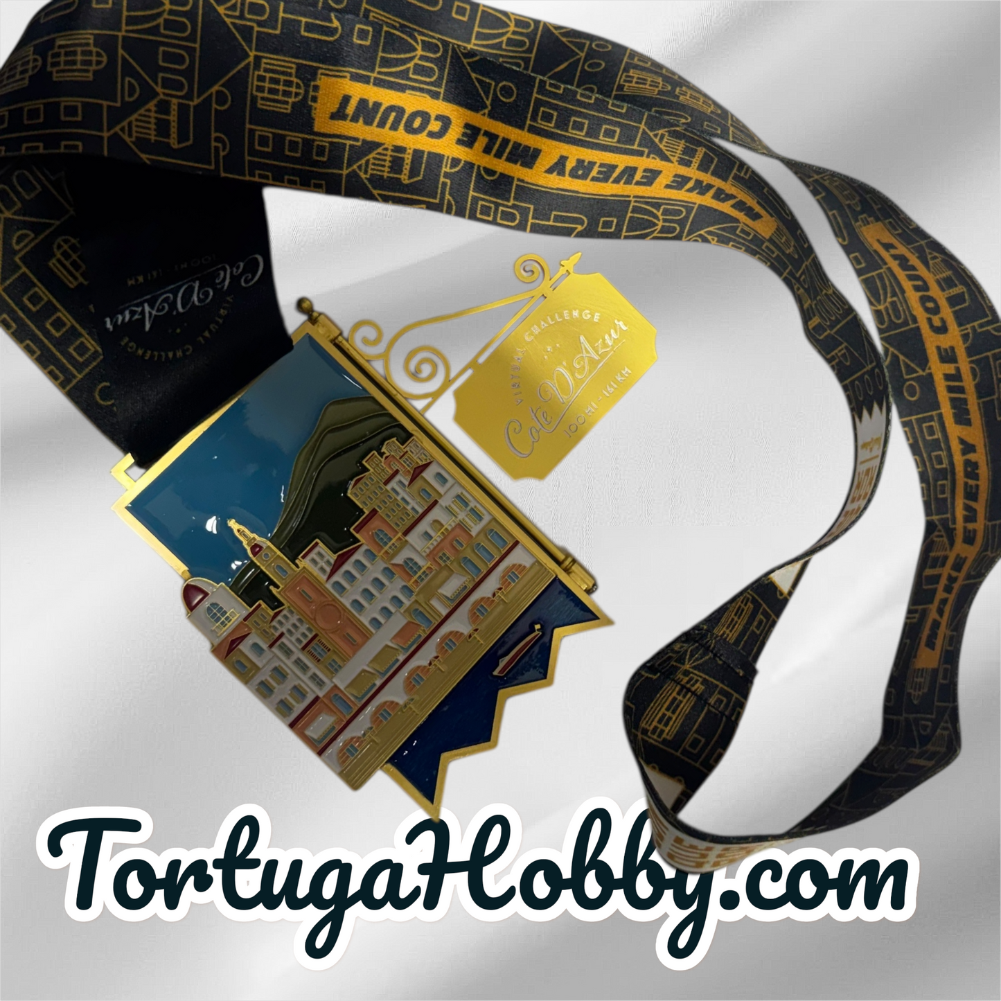 The Conquerors - Virtual Adventure Medals - Cote D’ Azur - France