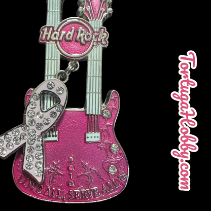 2010 - Hard Rock Cafe - Pinktober - Guitar - Breast Cancer Awareness