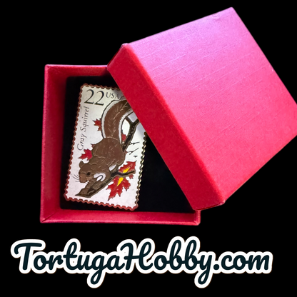 USPS Postage Stamps Pin Set - Gray Squirrel