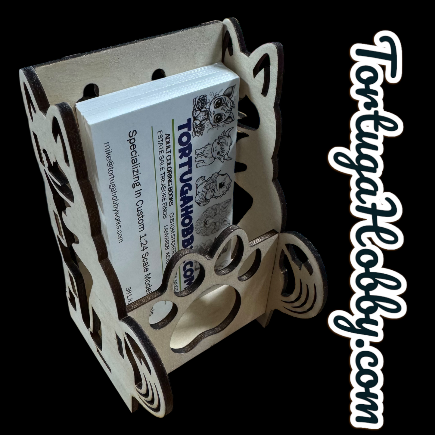 Wood Business Card Holders