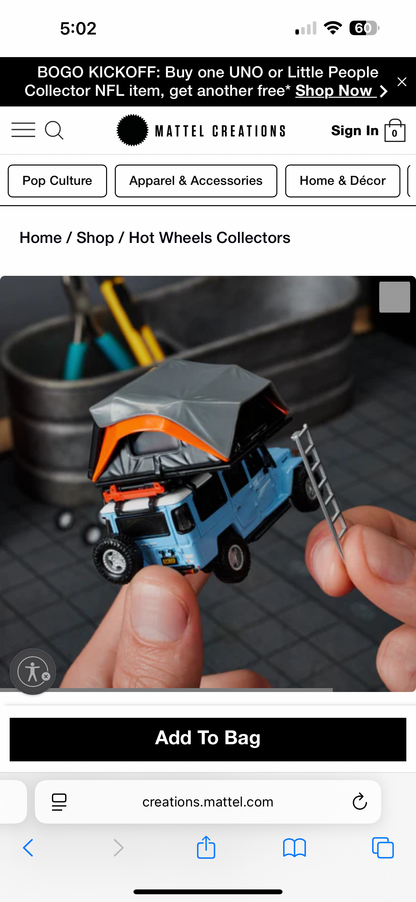 2025 - Hot Wheels - Elite 64 - Mod Shop 1982 Custom Toyota Land Cruiser FJ45