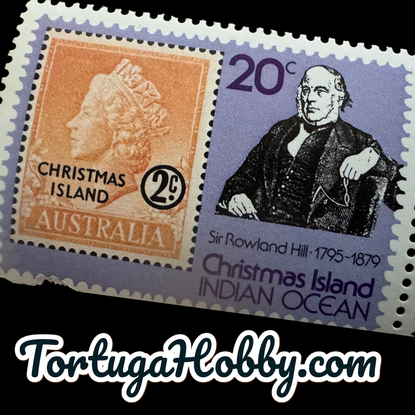 1969 - Christmas Island, Australian Stamps - Sir Rowland Hill Commemorative.