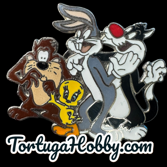 Looney Tunes Collectible Souvenir Pin - Bugs Bunny, Sylvester, Tweety & Friends