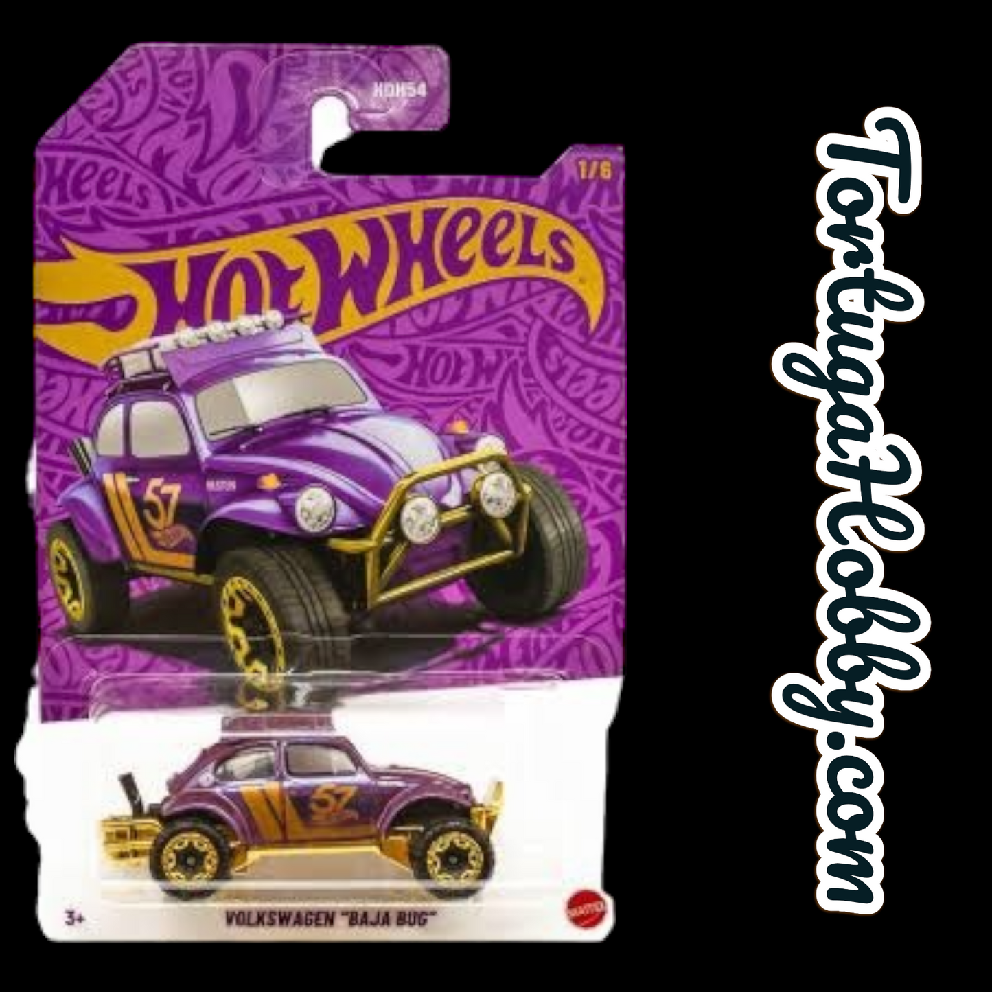 2024 - Hot Wheels - 57th Anniversary - Volkswagen Bug - Pearl & Chrome