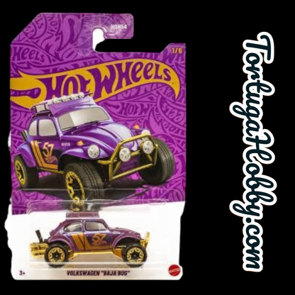 2024 - Hot Wheels - 57th Anniversary - Volkswagen Bug - Pearl & Chrome