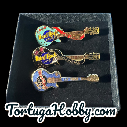 1995 - Hard Rock Cafe - 4 Pin Set - Classic Guitars - Las Vegas
