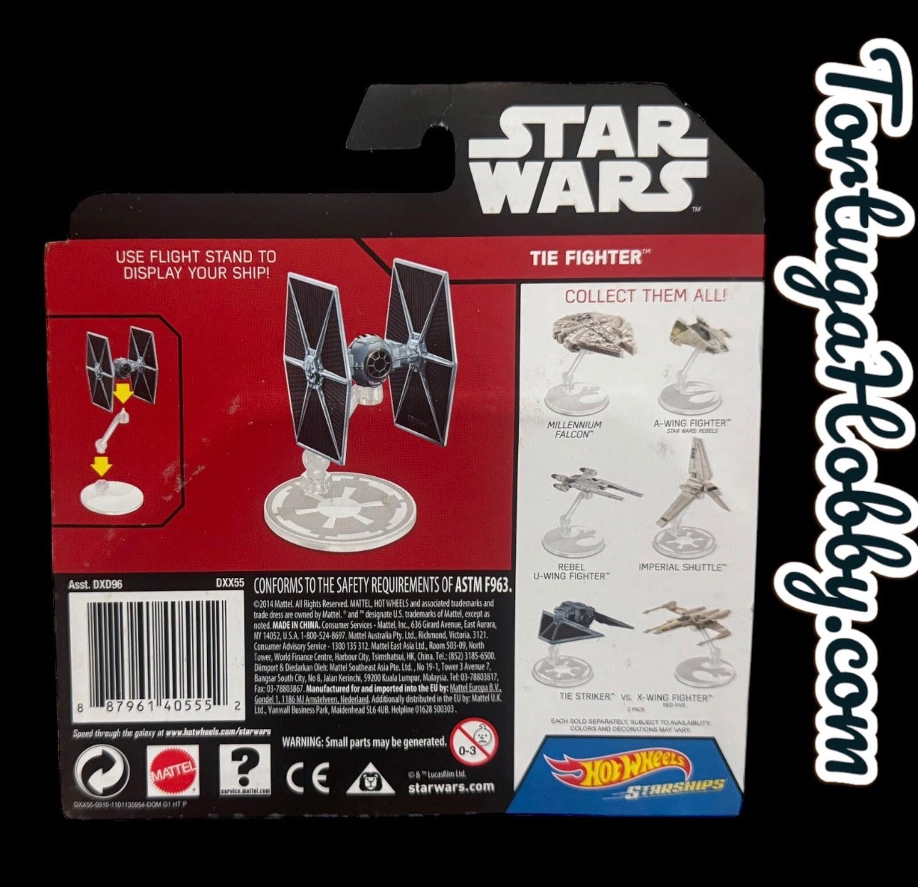 2016 - Hot Wheels Star Wars Starships Tie Fighter w/Flight Stand