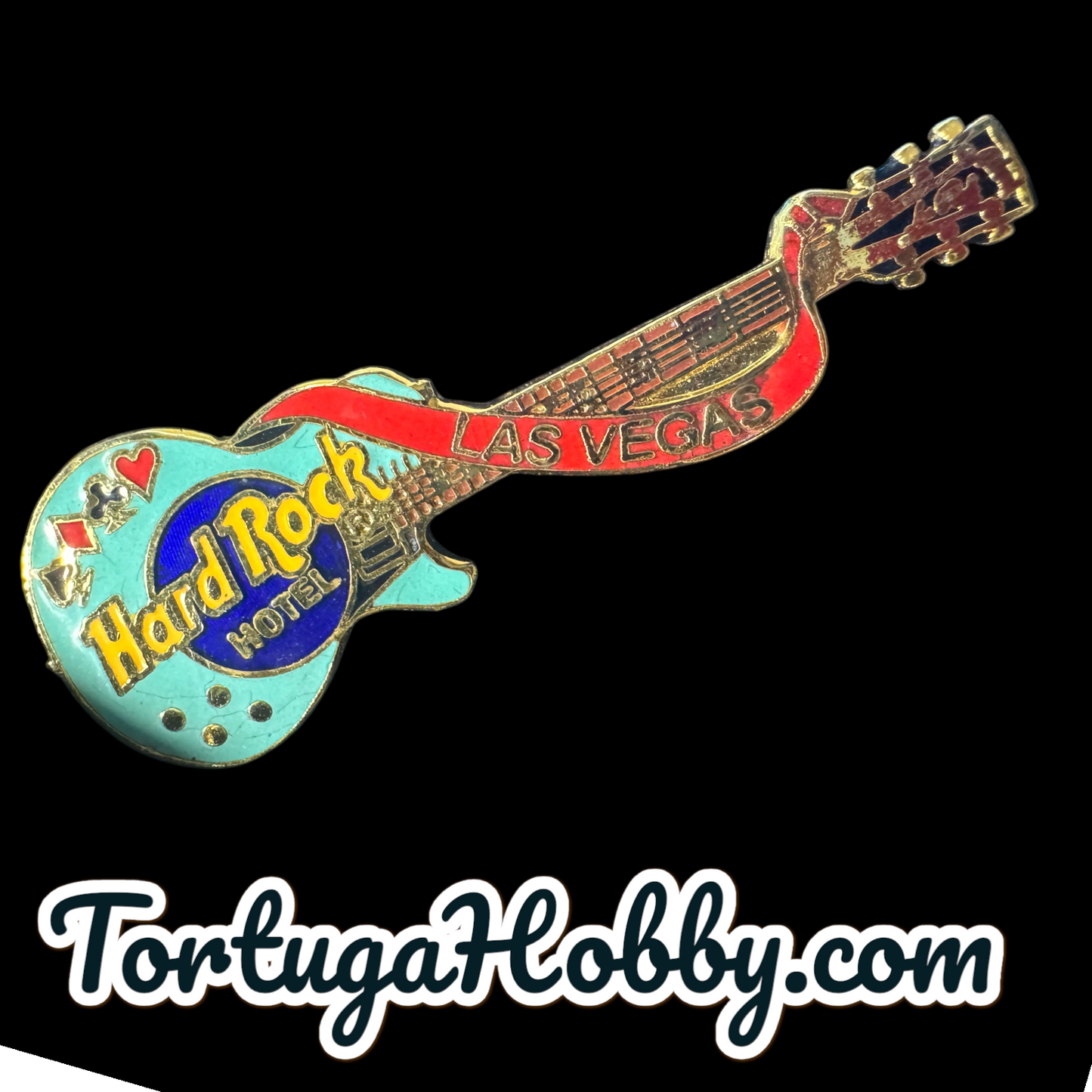 1995 - Hard Rock Cafe - 4 Pin Set - Classic Guitars - Las Vegas