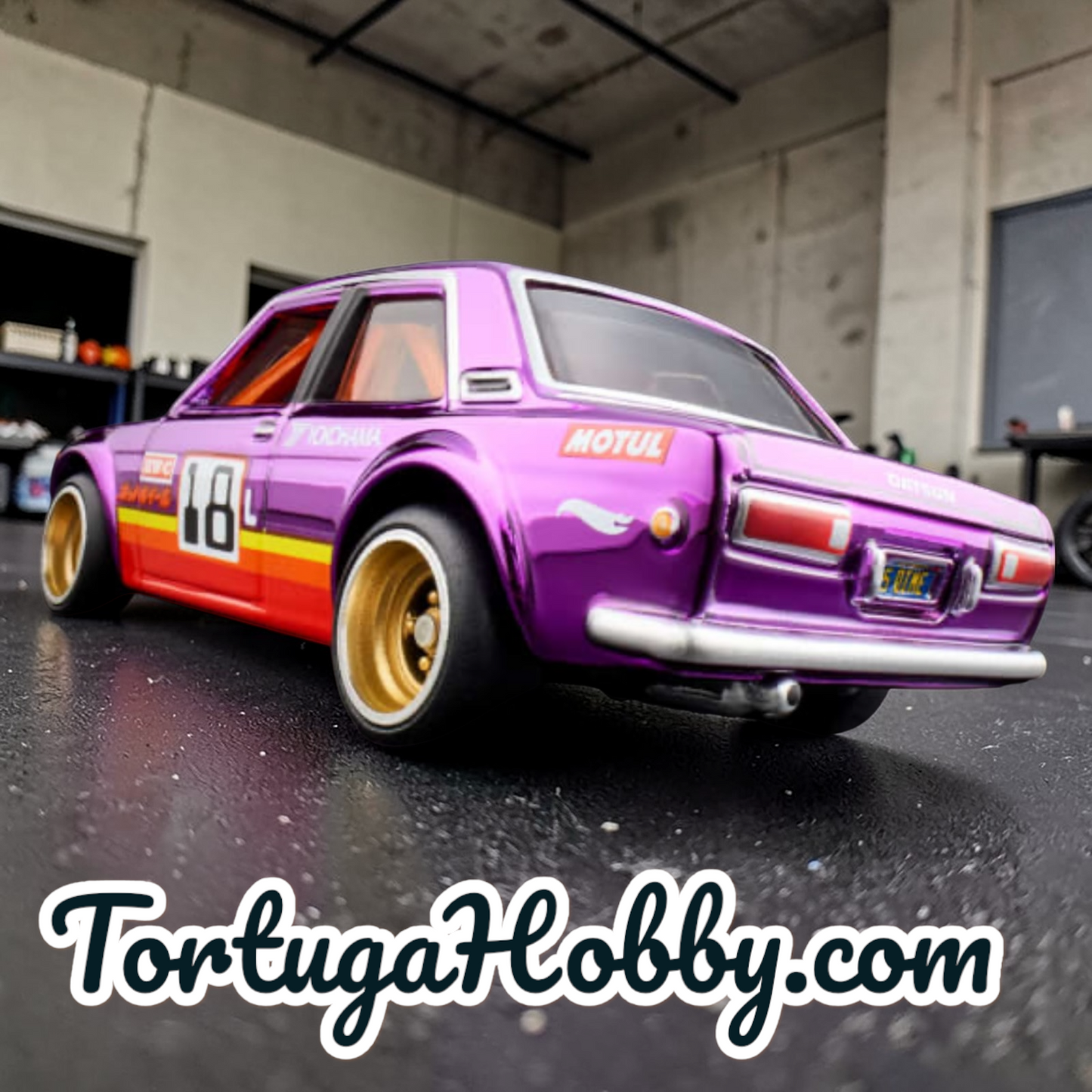 2026 - Hot Wheels Redline  '71 Datsun 510 Purple Spectraflame RealRiders