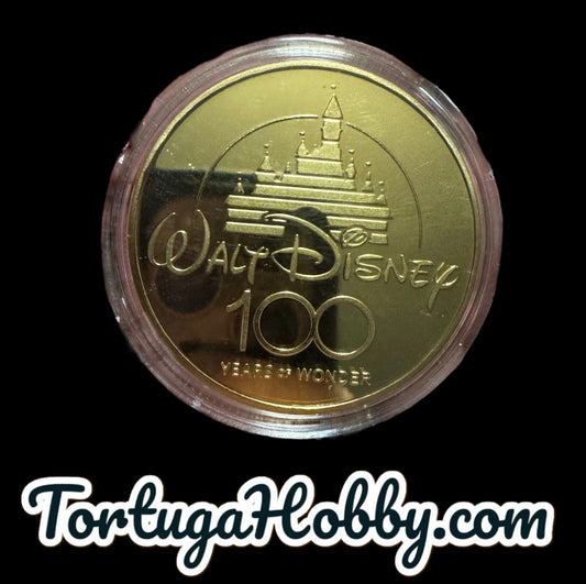 DISNEY Mickey Mouse Gold Plated Coin - Collectors & Disney Fans