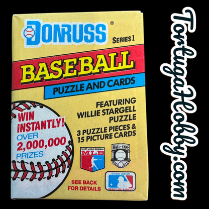 1991 Donruss Baseball Card Packs Series 1 - 5 Packs