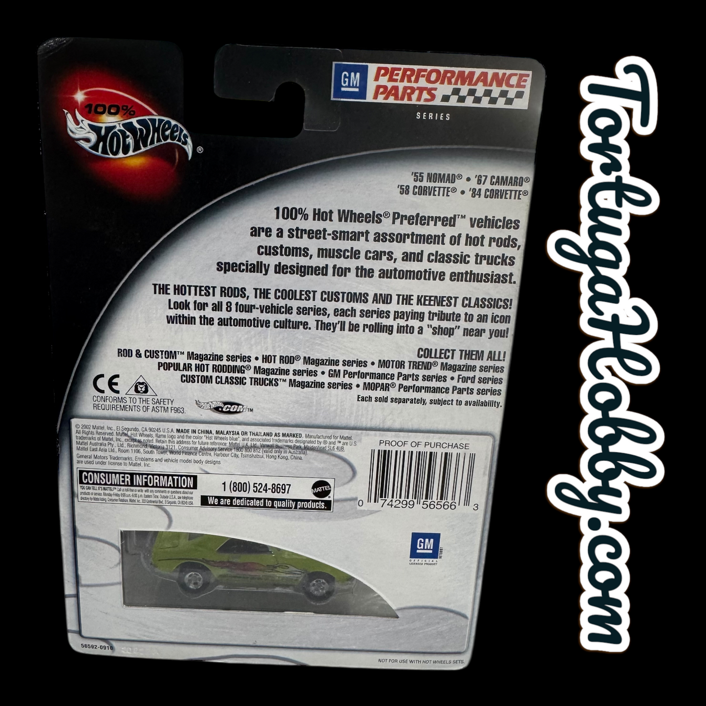 2002 - Hot Wheels - 1967 Camaro’s - Performance Parts Includes 2 Cars