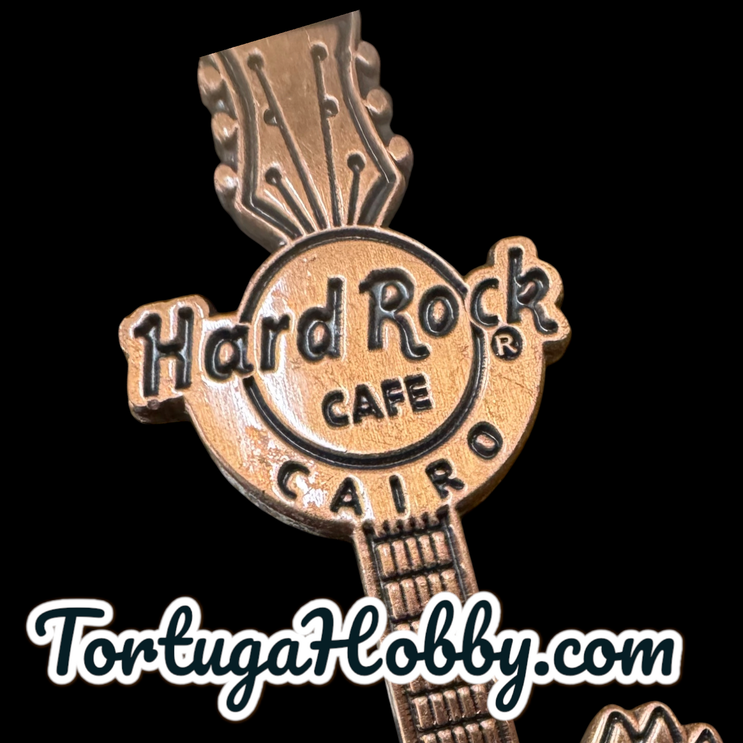 2017 - Hard Rock Cafe - Cairo - Copper Guitar 🎸 Embossed Winged Sphinx LE 200