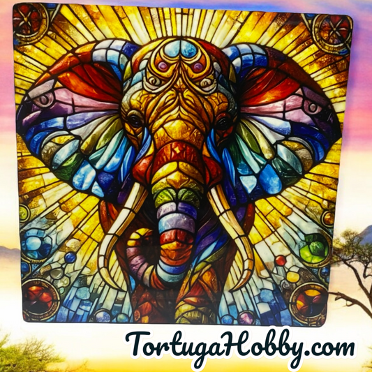 The Safari Collection Coasters - Full Frontal Elephant.