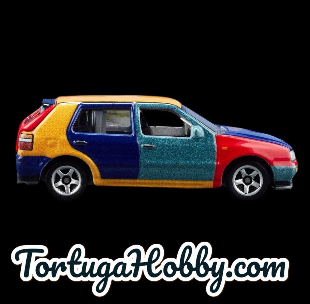 2023 - Matchbox Collectors - 1995 Volkswagen Gold MK3 Harlequin. First Edition