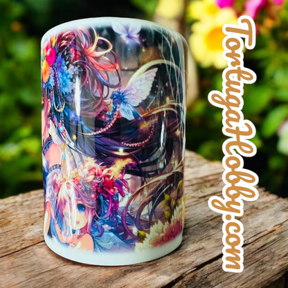 Mugs - Anime Mom and Child Mug