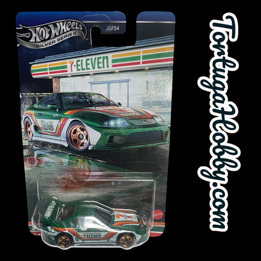 2025 -  Hot Wheels Silver Series 7-Eleven Exclusive - Toyota Supra