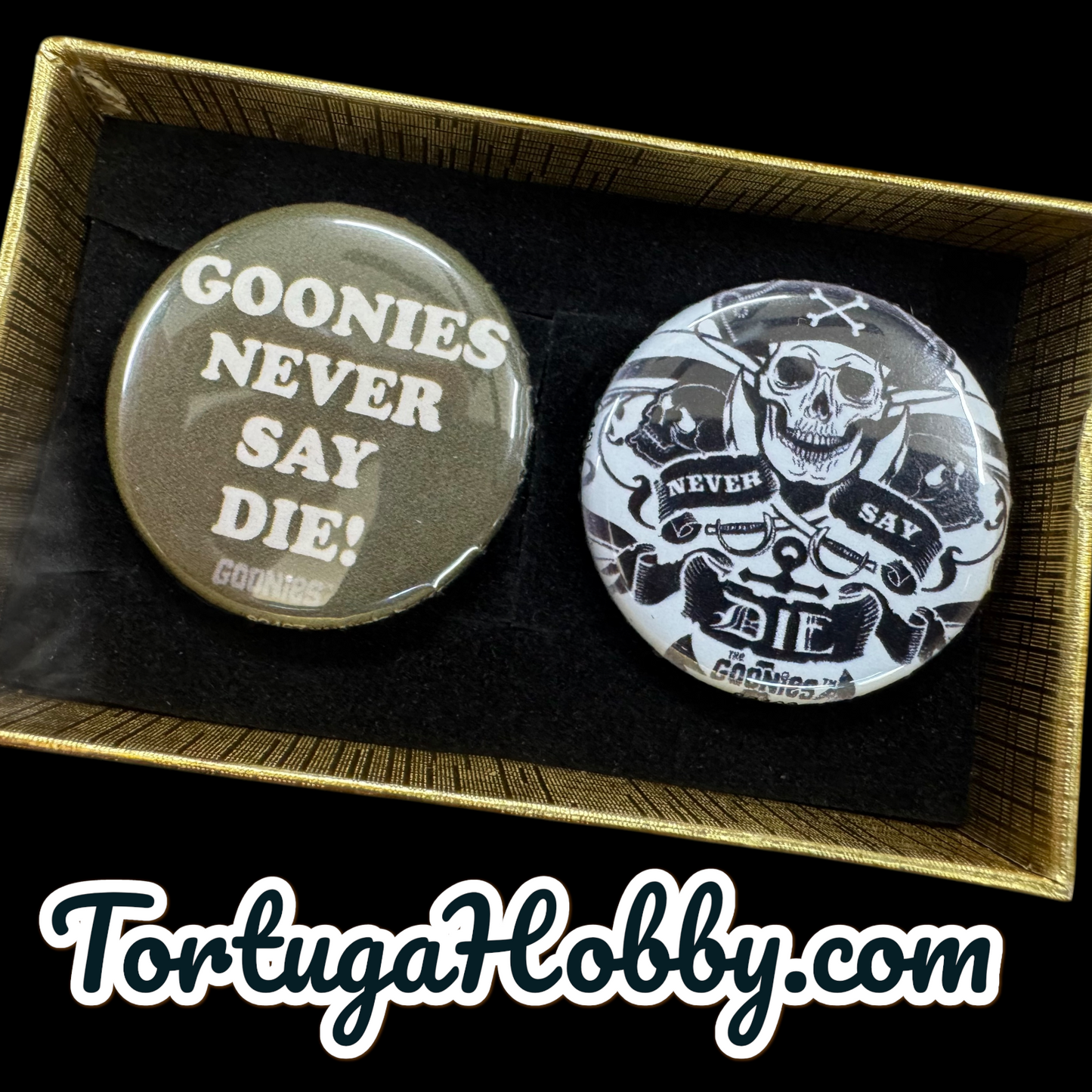 The Goonies Never Say Die 1.25” Button Set