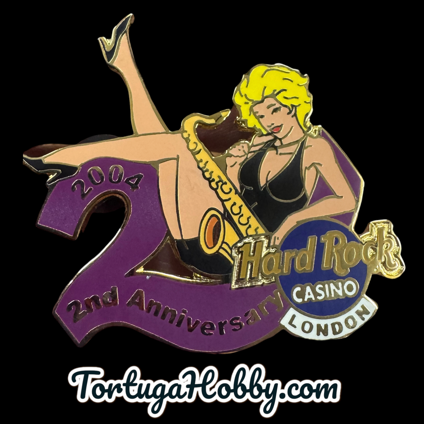 2004 - Hard Rock Cafe - London - Blonde Woman With Saxophone - LE of 1000