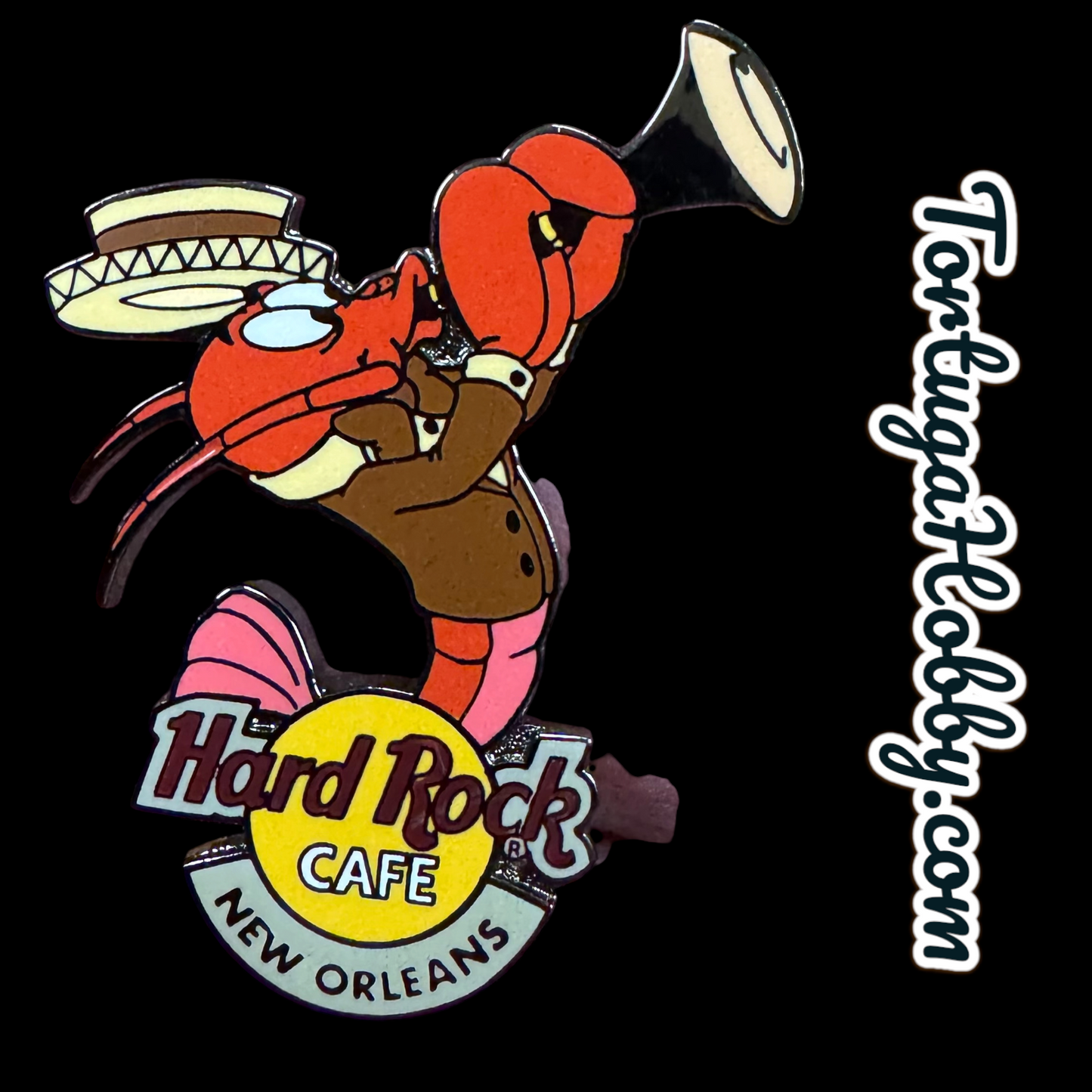 2002 - Hard Rock Cafe - New Orleans 3 Pin Set - Featuring Lobster & Pin-up Girl