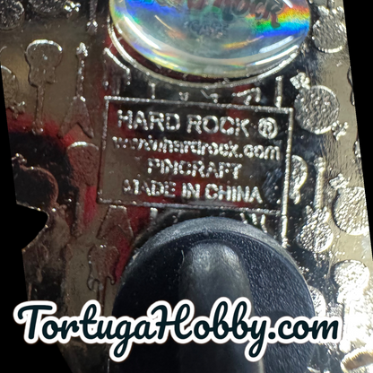 2003 - Hard Rock Cafe - Cozumel - Parrot Guitar Pin 🎸