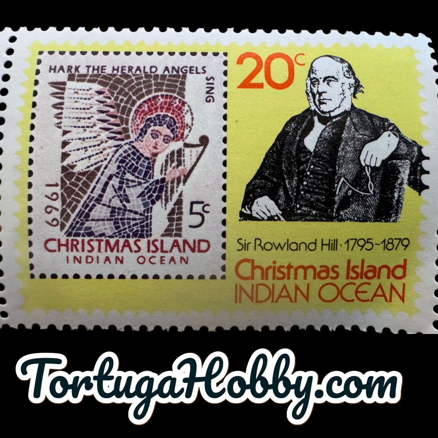 1969 - Christmas Island, Australian Stamps - Sir Rowland Hill Commemorative.