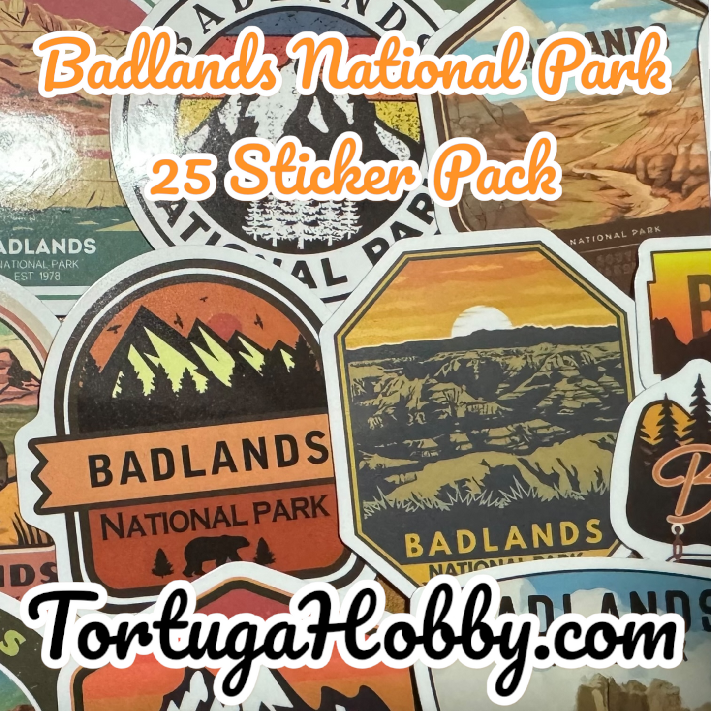 National Park Series - 25 Sticker Pack - Show Your Love for the outdoors or your favorite National Park.