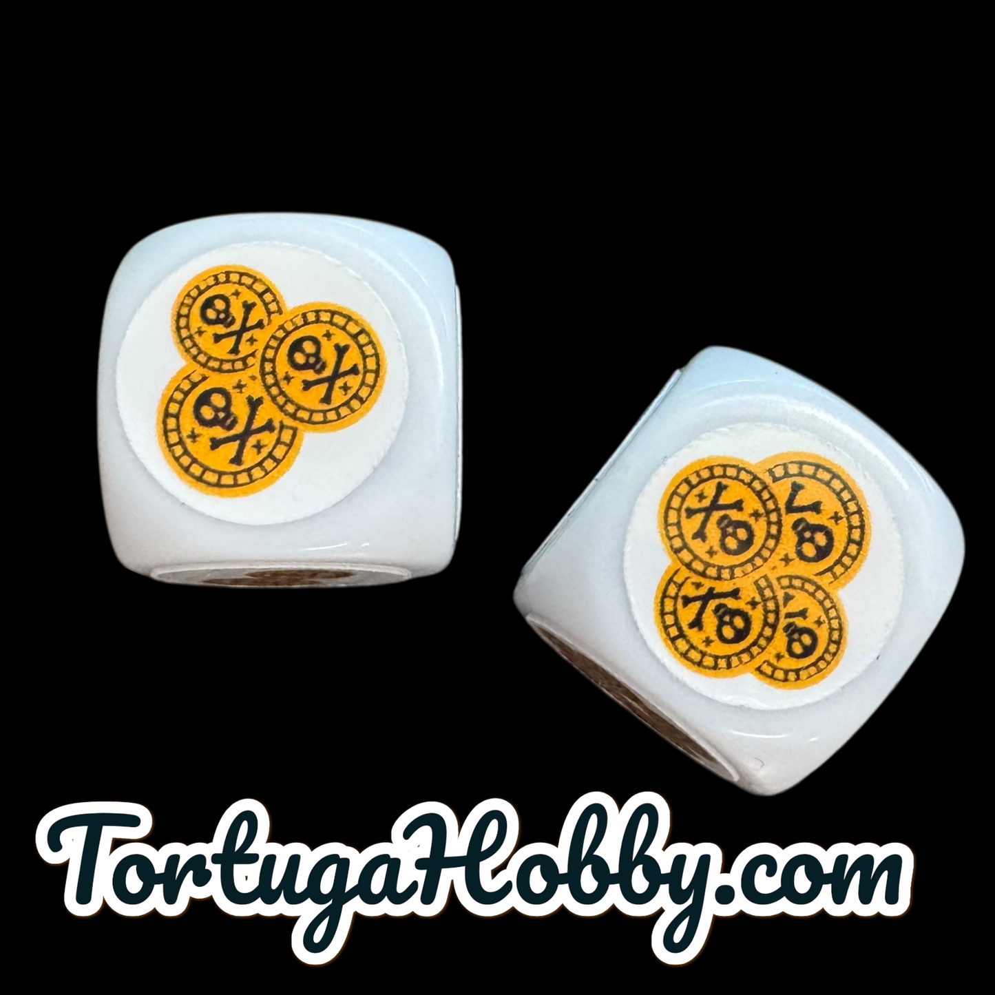 Wildlife D6 Set - Includes 2 D6 Dice In Glass Vial