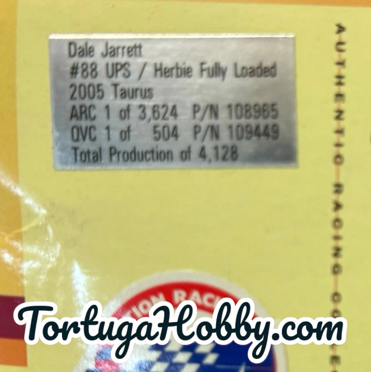 2005 - Action Racing - Dale Jarrett #88 - UPS/Herbie - 2005 Taurus - 1:24 Scale NASCAR