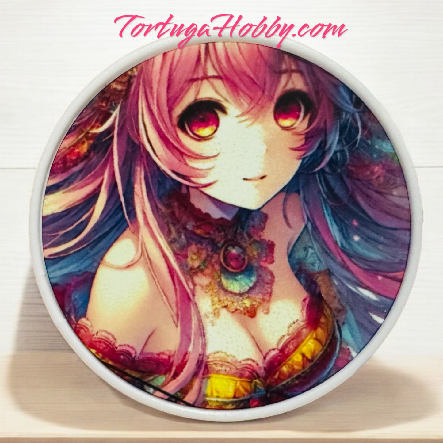 Phone Stands - Anime (Orange) Original Art - Artisan Phone Stands