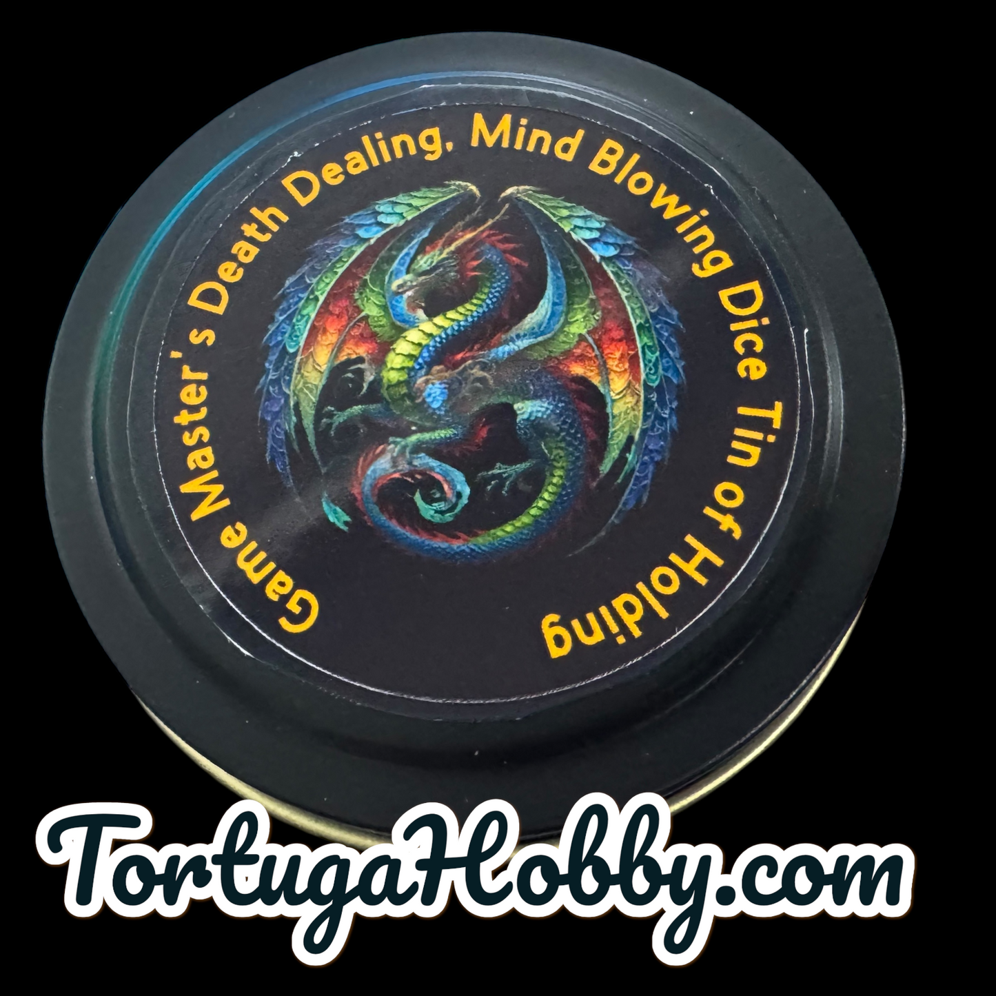 Gaming Dice & Skull Counters for CCG, TCG, Role-Playing and more - All in Metal Tin