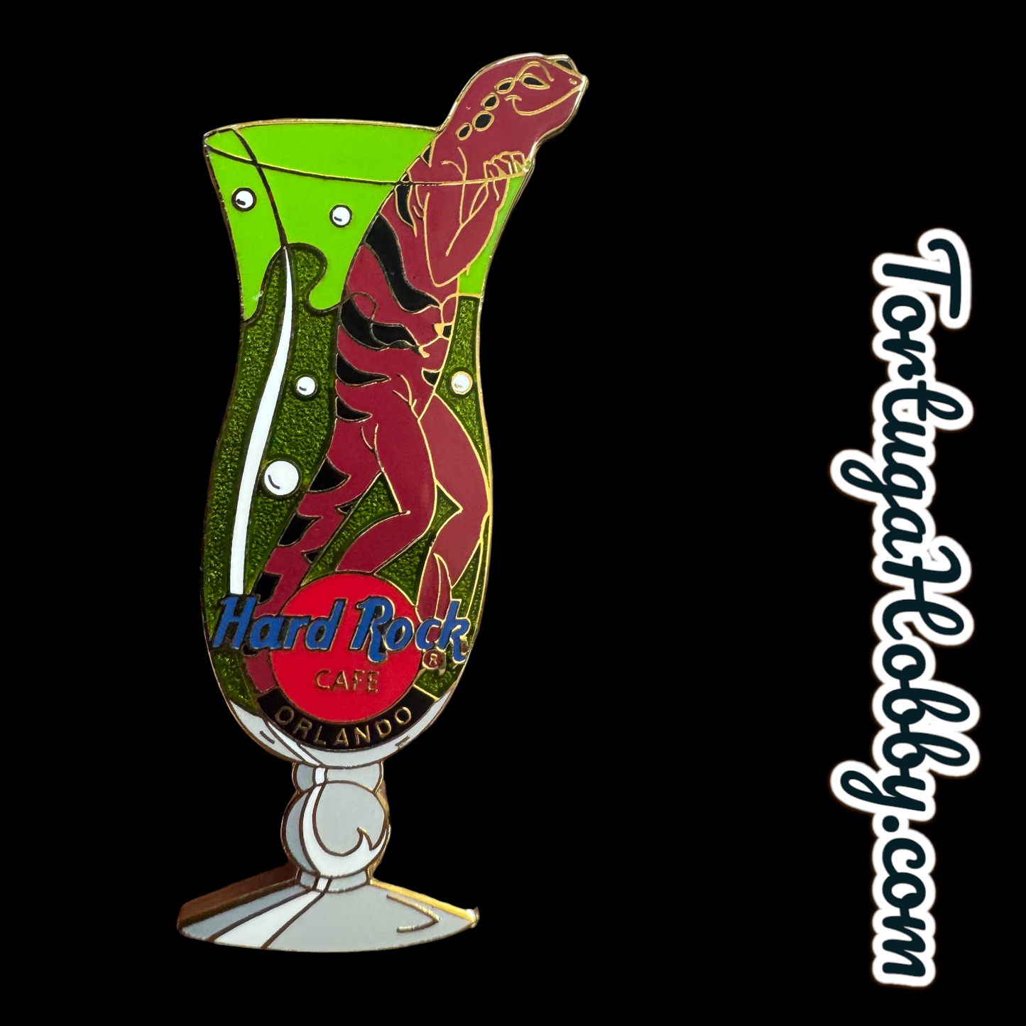 2001 - Hard Rock Cafe - Orlando Hurricane Glass - Only 1000 Made
