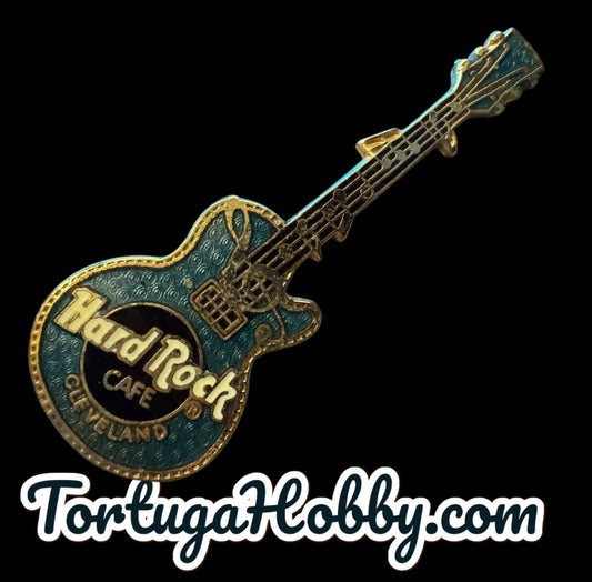 1998- Hard Rock Cafe - Cleveland - Classic Guitar Music Notes Pin