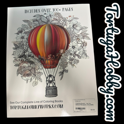 Coloring Book - Hot Air Balloon Bouquets