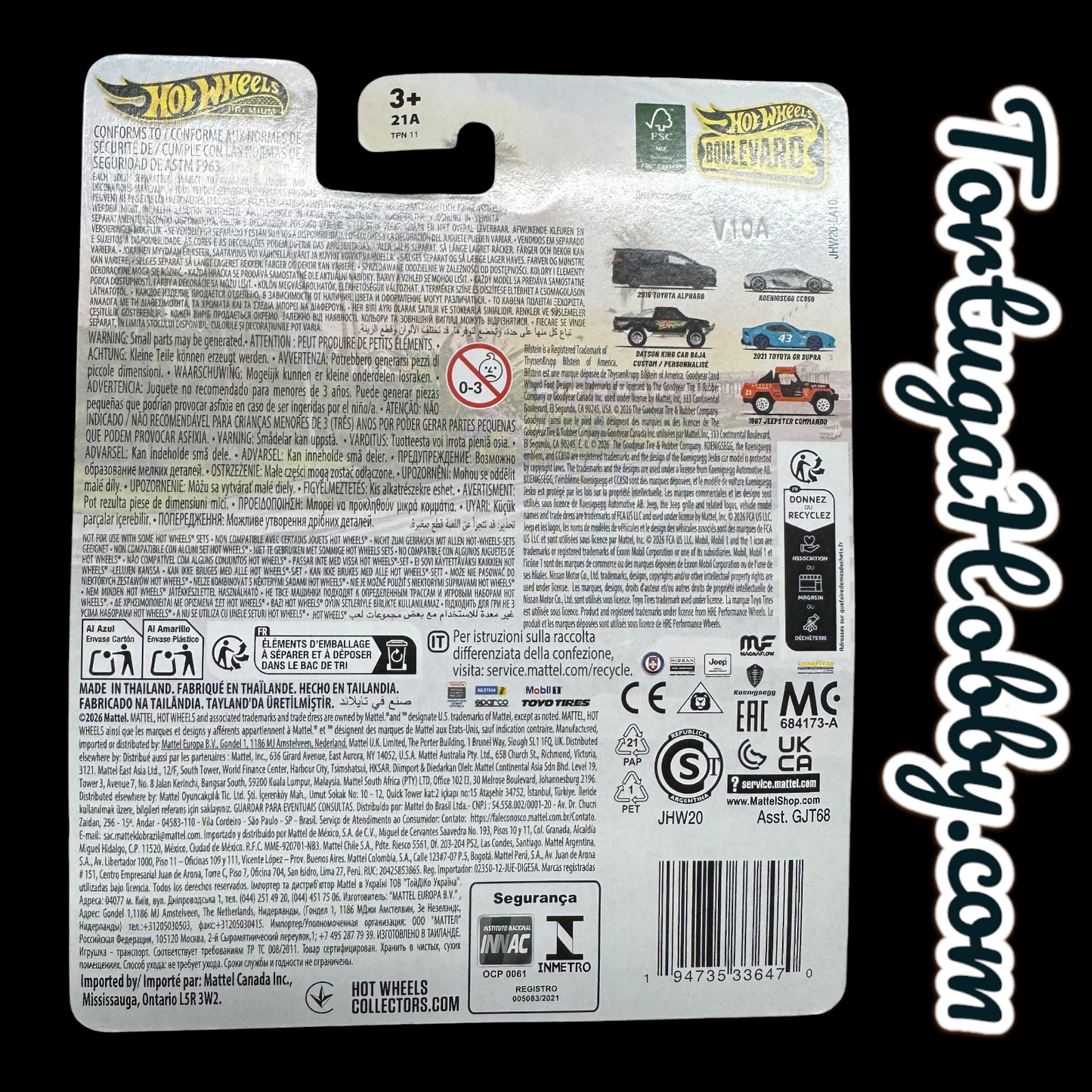 2026 - Hot Wheels - Boulevard - Toyota Alphard Mini Van