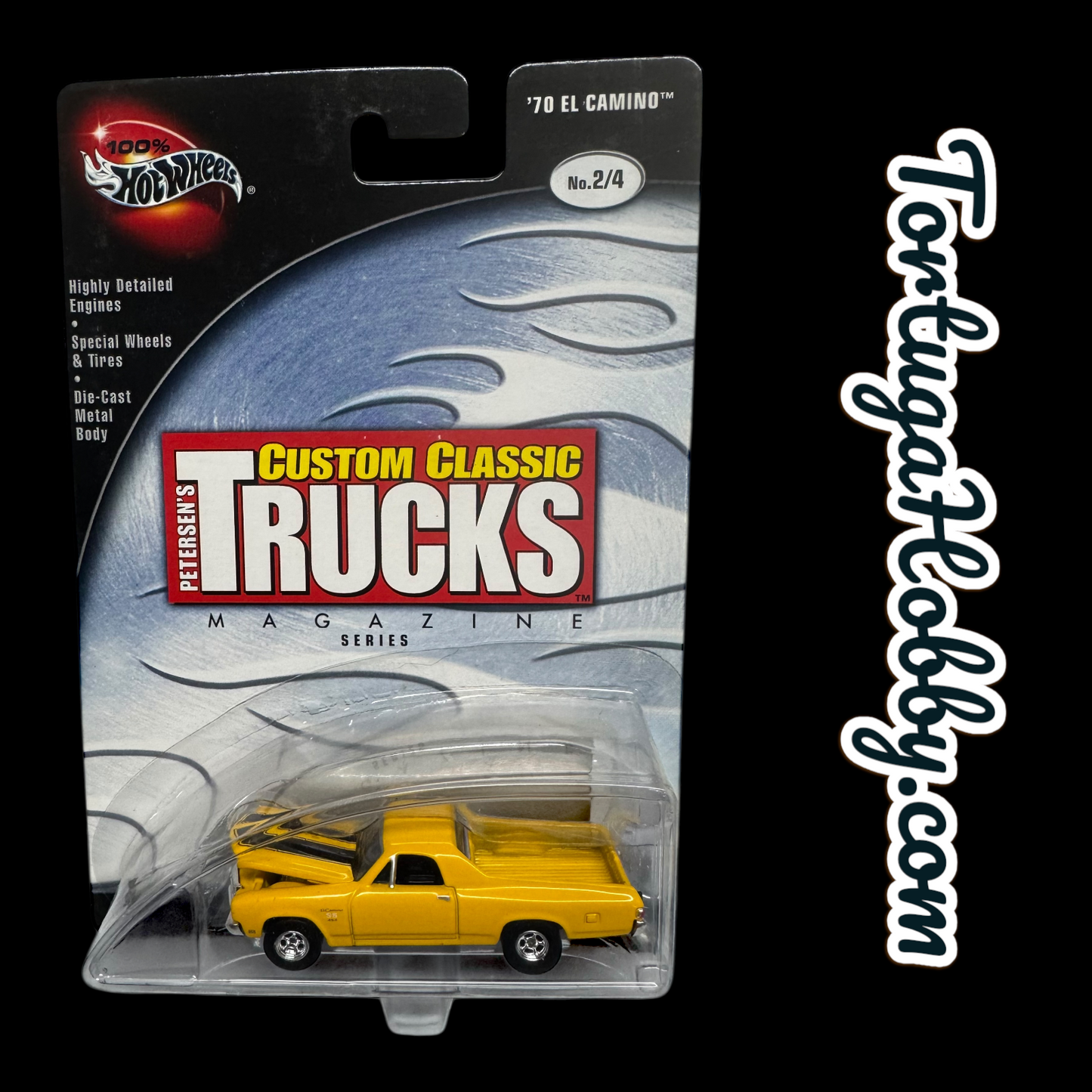 2 Hot Wheels 100% Petersen's Custom Classic Trucks '59 El Camino Real Riders