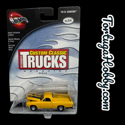 2 Hot Wheels 100% Petersen's Custom Classic Trucks '59 El Camino Real Riders